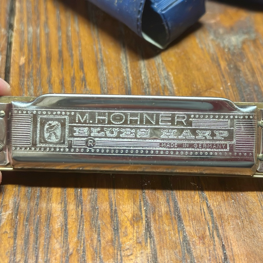 Vintage Hohner Blues Harp Harmonica
